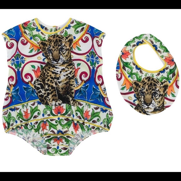 dolce and gabbana baby romper